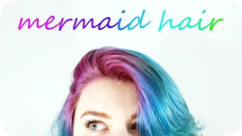 Mermaid Hair (Purple/Blue/Gre...  with Arctic Fox ...