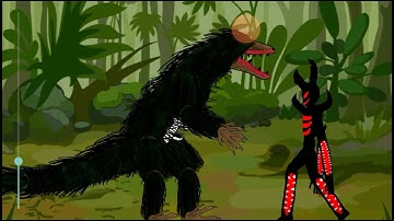 Scp 682 vs zalgo battle request by Ryan Smith drawing cartoons 2 animation