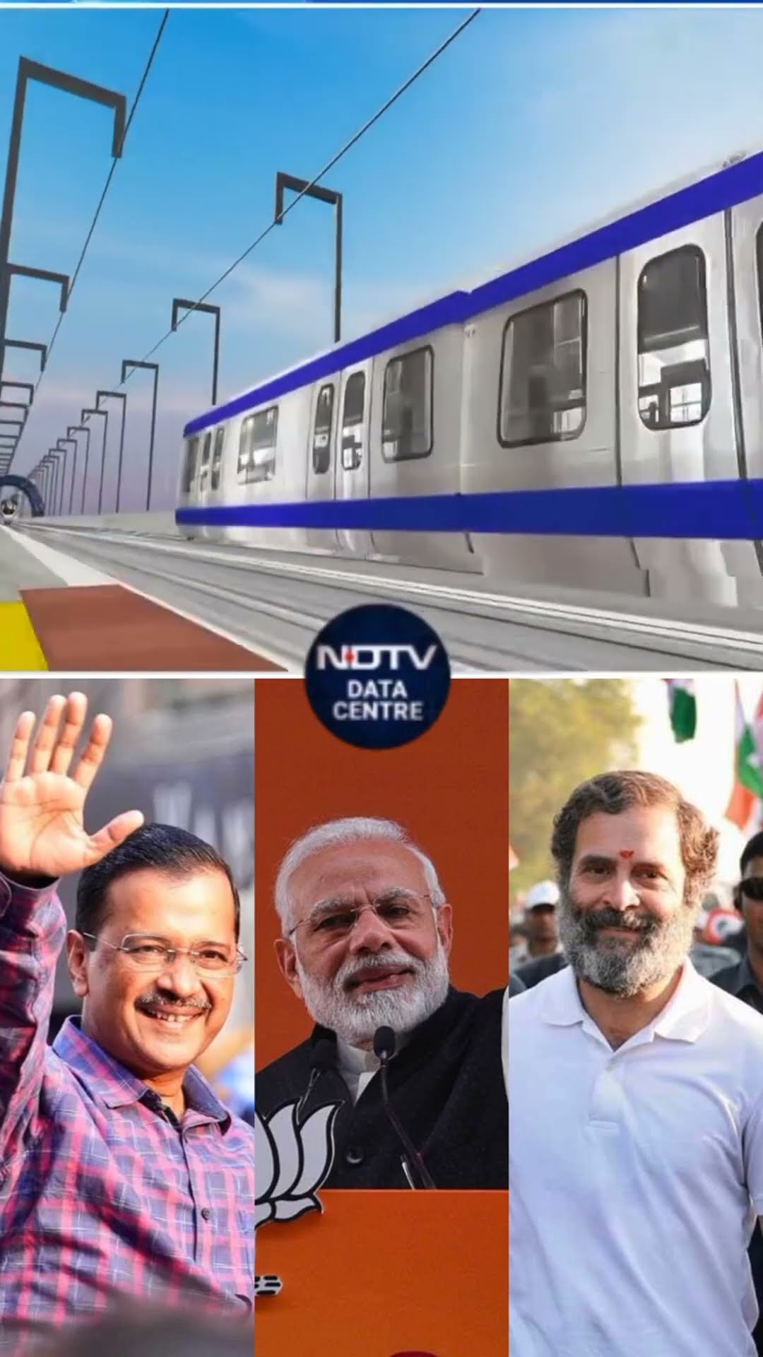 Delhi Elections 2025: दिल्ली की चुनावी Metro, जानिए किसे कितनी सीट | AAP | BJP | NDTV Data Centre