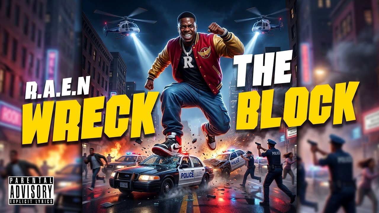 WRECK THE BLOCK - R.A.E.N (Official Lyric Video)