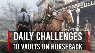 RDR2 Vaults On Horseback Daily Challenge - Easy How To Guide - Red Dead Online