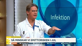 Doktor Mikael: Så stor är risken att få corona av lösgodis - Nyhetsmorgon (TV4)