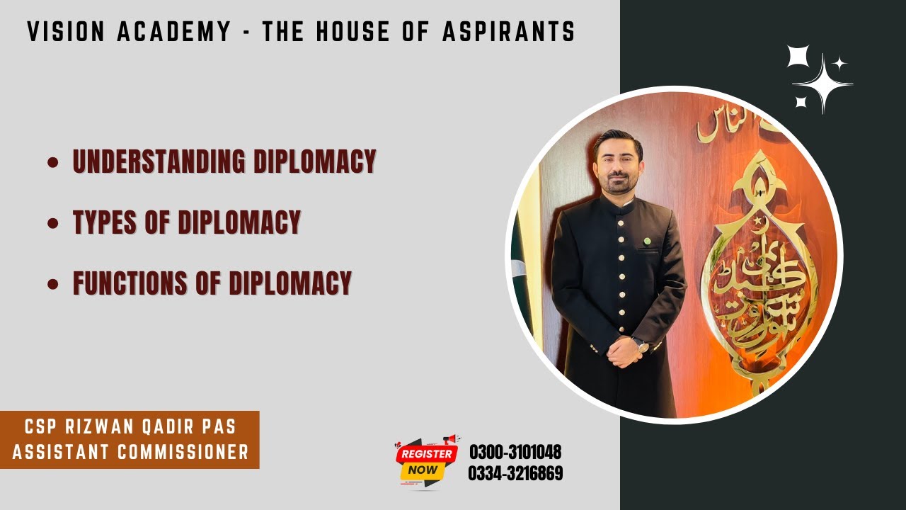 Understanding Diplomacy and Its Types and Functions (CSS/PMS) - YouTube