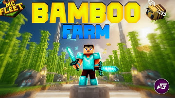 Mcfleet Lifesteal: Ultimate Bamboo Farm| Minecraft McFleet | Aim of Game #mcfleet