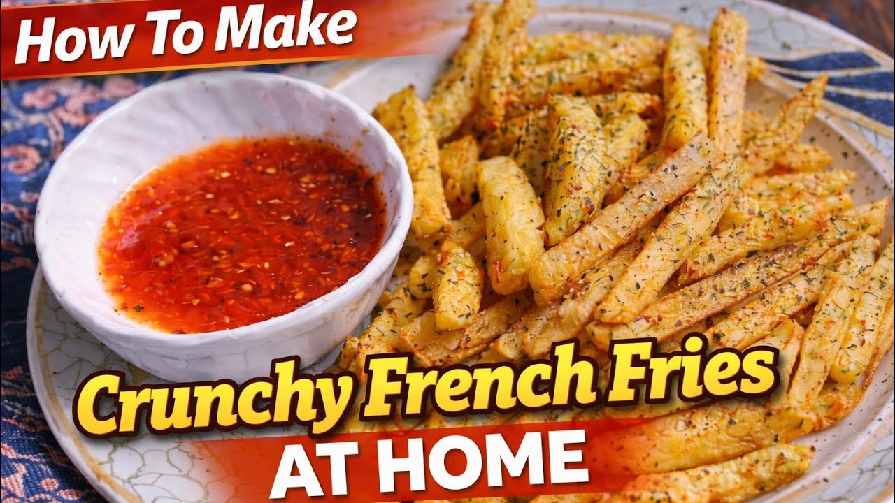 Super Crispy French Fries Recipe at Home | Easy & Perfect Crunch | Fatima cooking and eat 