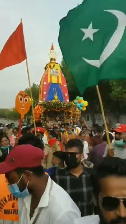 bhagwan jagannath rath yatra in Pakistan 🙏 #jagannath #hindhudharmam