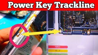 Realme Narzo 50a power key trackline || borneo schematic solution || power key solution auto restart