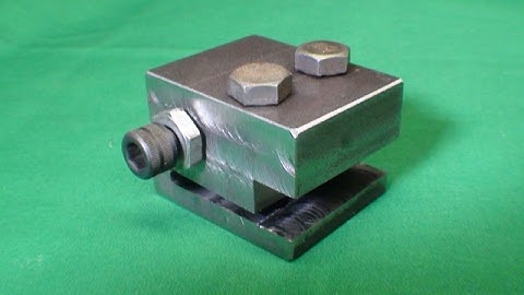 TIPS #366 Make a Simple Atlas Lathe Carriage Stop pt 1 tubalcain