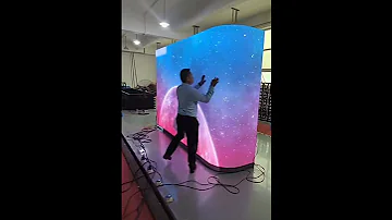 AmazingChina: Modular & Flexible LED TV Wall