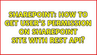 sharepoint: how to get user's permission on sharepoint site with rest api?