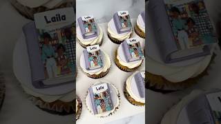 Cupcakes For A Book Signing 🧁📚 #cakedecorating #cupcakedecorating #birthdaycelebration #cakeseries