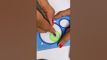 🌀How many circles were drawn?? 🤩|Spirograph | Small Ruler, Big Wisdom |#shorts #2024 #spirograph