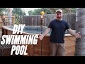 DIY Backyard Wood Swimming Pool