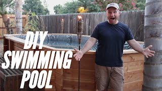 DIY Backyard Wood Swimming Pool by GoodlyEarth 76,529 views 3 years ago 3 minutes, 49 seconds