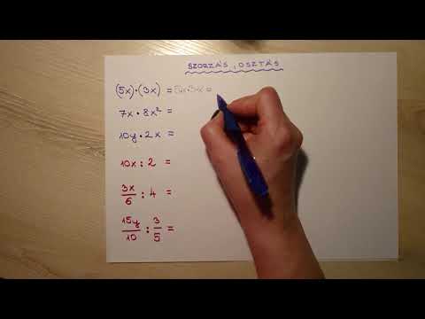 Videó: Milyen példák vannak az algebrai kifejezésekre?