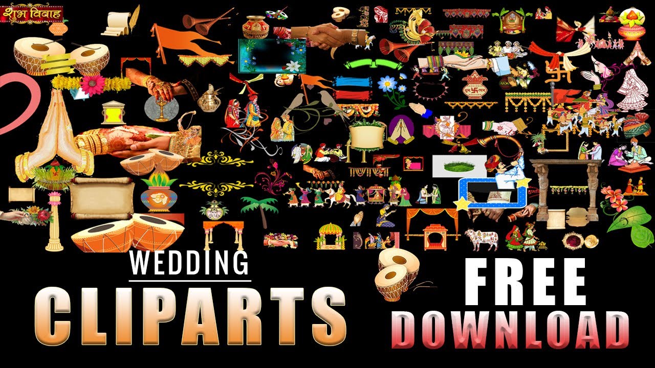 wedding cliparts collection 2019 psd free download
