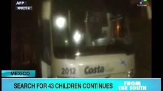 In Mexico the search for 43 missing students continues