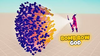 GOD BOMB BOW vs EVERY FACTION | TABS Totally Accurate Battle Simulator Gameplay