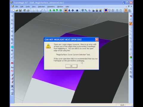 Using TransMagic's Advanced MagicSURFACE Tool - AdvancedTutorial - YouTube