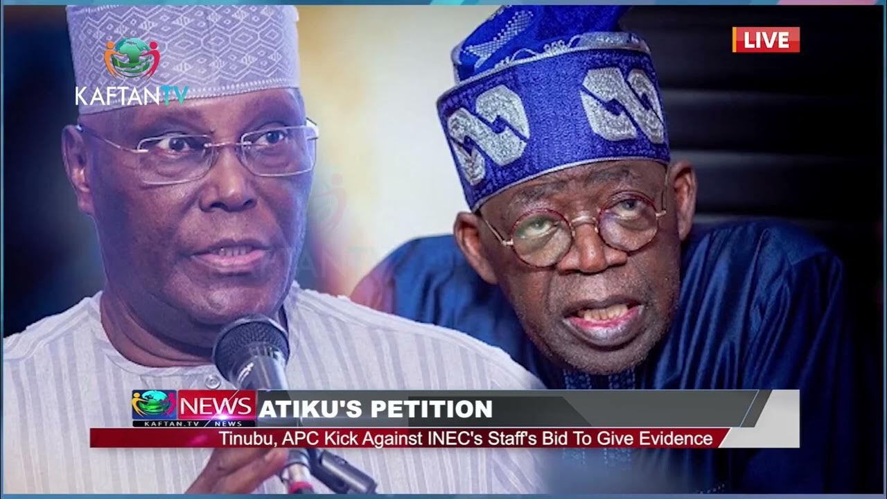 ATIKU’S PETITION: Tinubu, APC Kick Against INEC’s Staffs Bid To Give Evidence