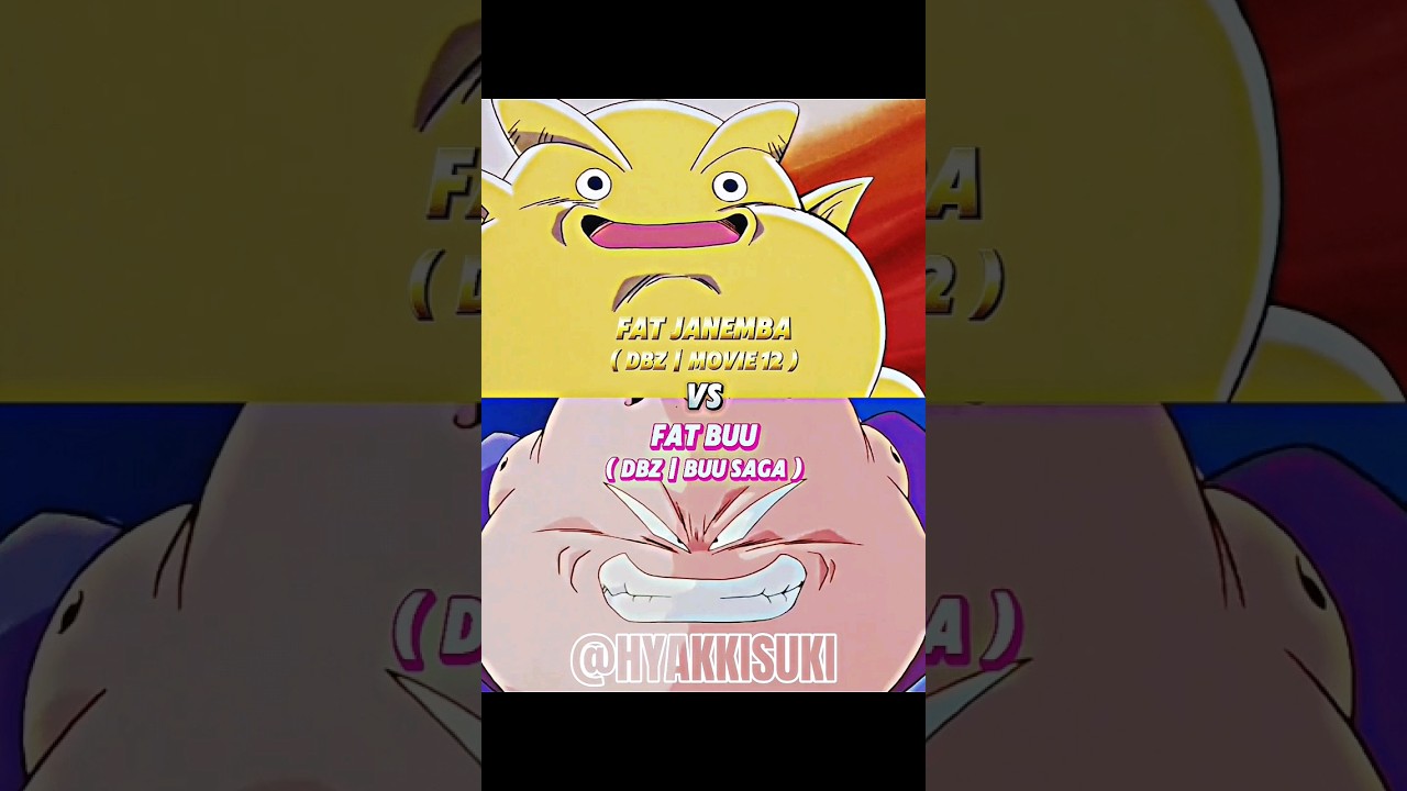 Fat Buu vs Fat Janemba | 