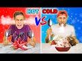 HOT vs COLD Extreme FOOD CHALLENGE! | The Royalty Family