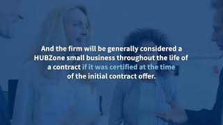 How to maintain eligibility for the HUBZone federal contracting program