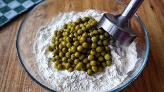 😱 mix peas with flour for incredibly delicious result.❗ selling recipe of a famous restaurant.💯