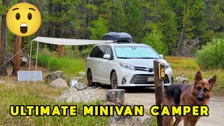 Minivan Camper Tour  After 73,000 Miles and Final Upgrade