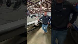 This Triton 20 XP Patriot is powered by a Mercury 250 ProXS and rigged with a Lowrance package!