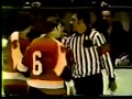 Philadelphia flyers at ny rangers  1974 playoffs  ron harris vs dave schultz