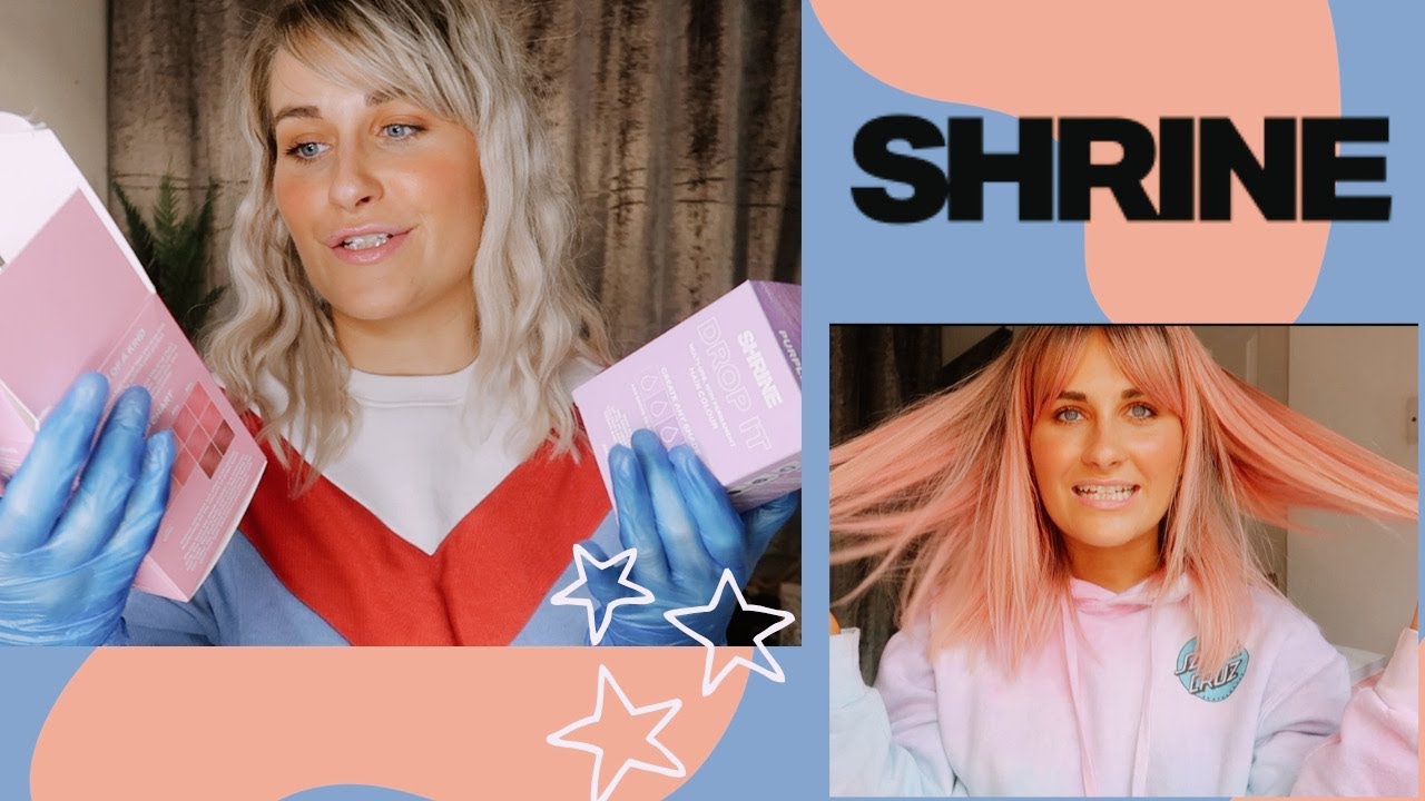 DYING MY HAIR PINK WITH SHRINE DROP IT COLOUR!? |  Honest Review & First Impressions