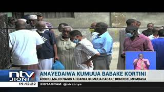 Mombasa Kijana Anayedaiwa Kumuua Babake Kwa Kumkatakata Afikishwa Kortini