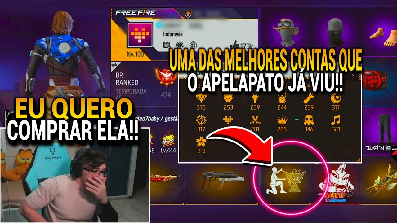 APELAPATO AVALIOU ESSA CONTA NÍVEL 100 COM TODOS OS PASSES E QUIS COMPRAR ELA NA HORA, QUANTO VALE??