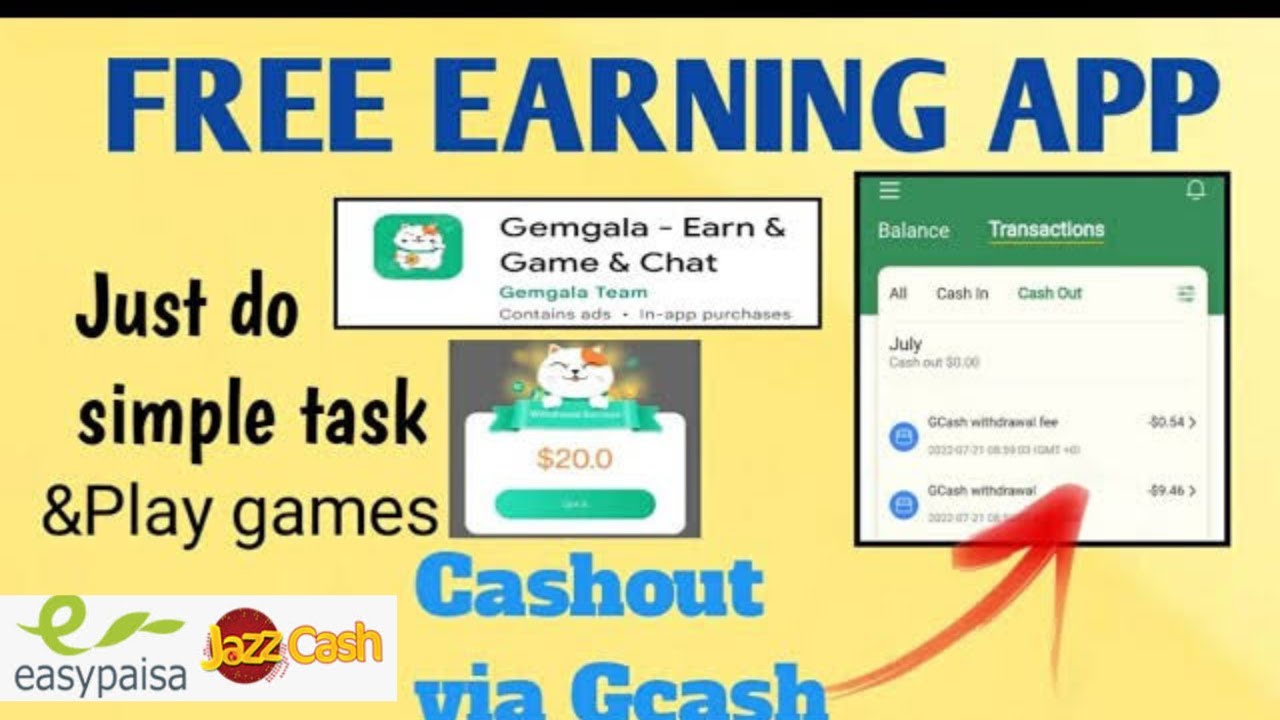 Gemgola earning app new update earn 5$ daily
gemgala app