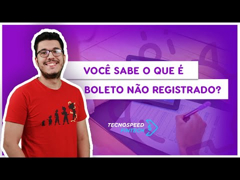 O que é boleto não registrado?