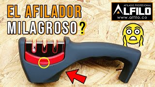 CÓMO USAR UN AFILADOR DE CUCHILLOS MANUAL  ¿El más rápido o el mejor?