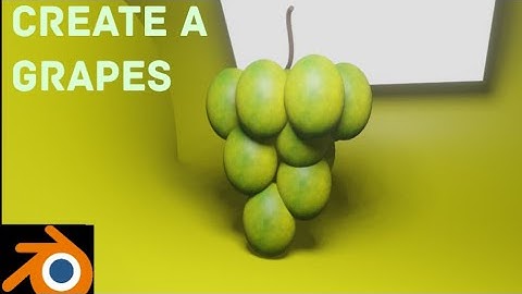 How to Create Grapes in Blender 3.6 : Blender Tutorial.