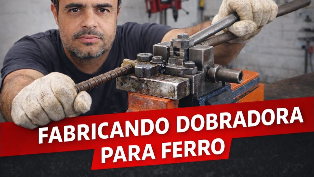 FIZ UMA DOBRADEIRA DE FERRO EM CASA | E FUNCIONOU !