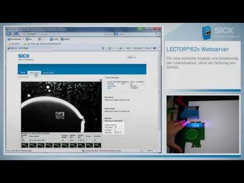 Tutorial LECTOR®62x: Webserver | SICK AG