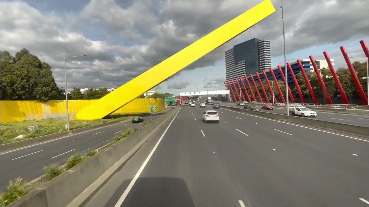 Skybus drive from Melbourne airport to CBD YouTube