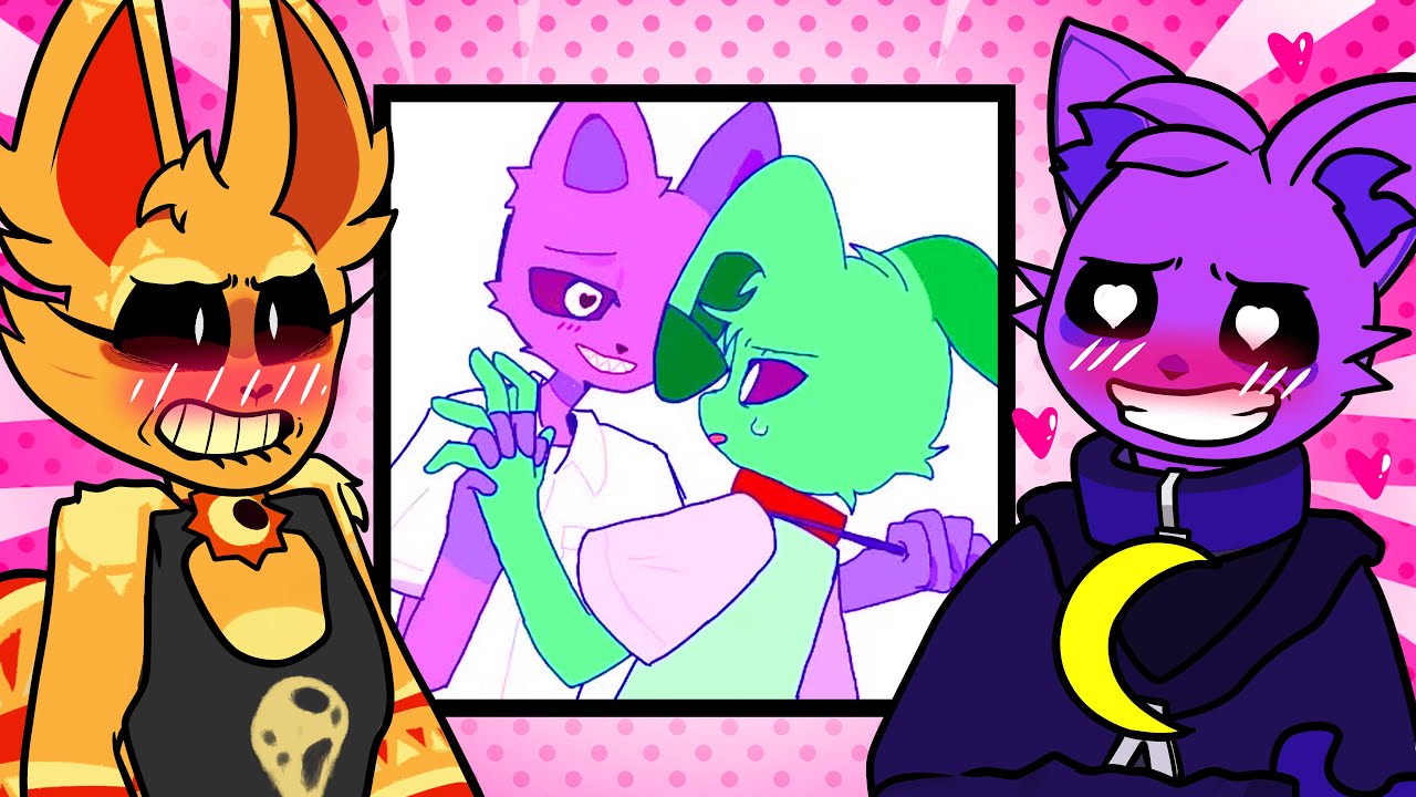 Cafeina ficou com CIÚMES do CatNap no REACT DE IMAGENS dos Smiling Critters