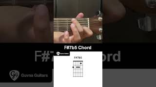 How To Play The F#7b5 Chord On Guitar - Guvna Guitars