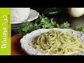 Espagueti Verde con Chile Poblano / Creamy Poblano Pepper Spaghetti