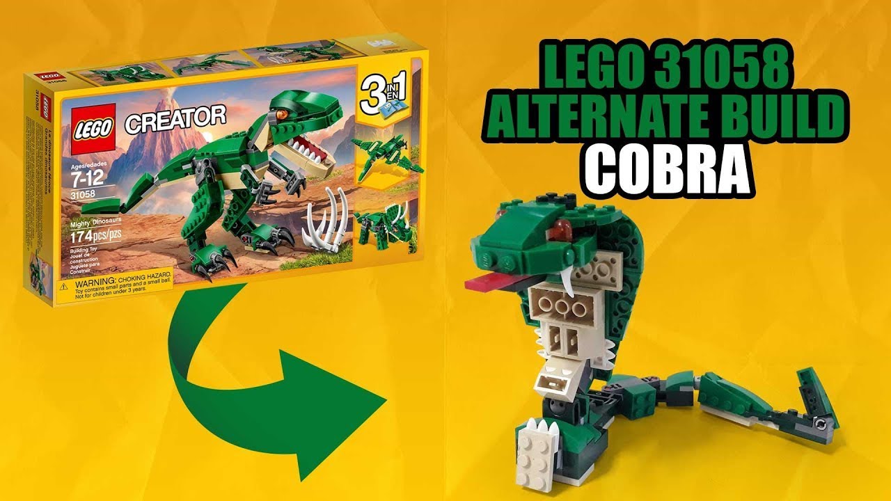 LEGO Creator 31058 Alternate Build - COBRA - YouTube