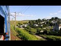 Тернопольщина из окна поезда 🛤 Поезд 42 Трускавец-Днепр | Перегон Тернополь - Подволочиск