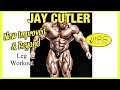 Jay Cutler - LEG WORKOUT (2003) and Massage
