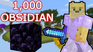 1,000 Obsidian In Cubecraft Eggwars (3,000 Gold) - Minecraft!