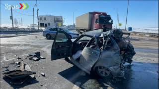 ДТП в Оренбургской области. На трассе М-5 при столкновении трех автомобилей имеются  пострадавшие.