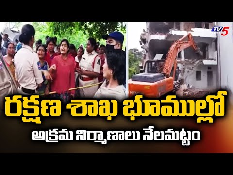అక్రమ నిర్మాణాలు నేలమట్టం..Secunderabad Cantonment Board Officials Demolishing Illegal Constructions - TV5NEWS